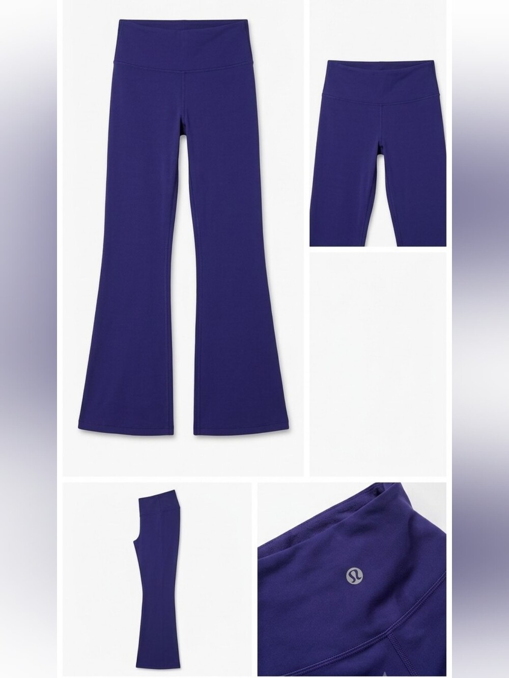 Lululemon Women's Flared Leggings in Deep Navy Size 14